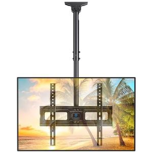 PERLESMITH Plafond TV Mount- Full Motion Opknoping TV Mount Bracket Past 26-55 Inch LCD LED OLED 4K TV's, Flat Screen Display-TV Pole Mount Houdt maximaal 100 lbs met VESA 400 x 400 mm