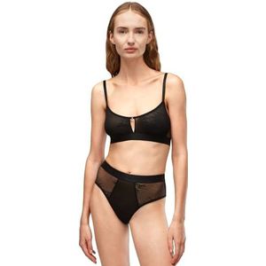 KARL LAGERFELD Dames Kanten Culotte, Zwart, M