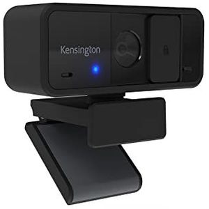 Kensington W1050 1080p Webcam met Vaste Focus en Groothoeklens, met Ingebouwde Ruisonderdrukkende Microfoon