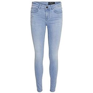 Noisy may NMLUCY Skinny Fit Jeans voor dames, normale taille, blauw (light blue denim), 27W x 32L