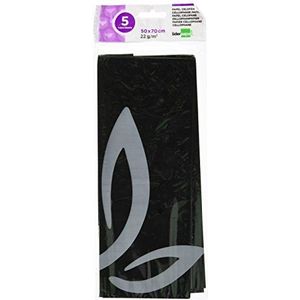 Liderpapel cellofaanpapier, 50 x 70 cm, 22 g/m2, zak met 5 vellen, groen