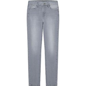 Pepe Jeans Pixlette High Jeans voor meisjes, grijs (Denim-ug7), 12 Jaar