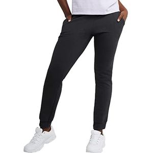 Hanes EcoSmart Joggingbroek voor dames, middelzware katoenmix, fleece sweatpants, trainingsbroek, ebbenhout, S