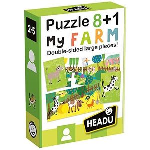 Headu Headu-It20867 puzzel 8+1, IT20867, meerkleurig