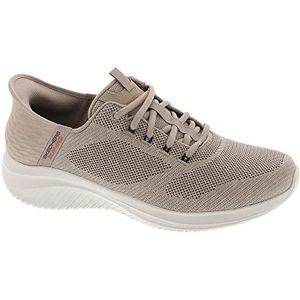 Skechers Ultra Flex 3.0 New Arc Slip-in Sneaker voor heren, Taupe, 42 EU