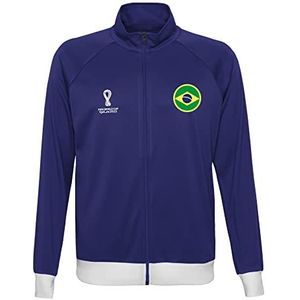 FIFA Officiële Fifa World Cup 2022 Trainingspakjack voor jongens - Brazilië Track Jacket (pak van 1)