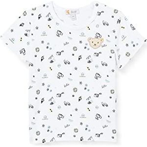 Steiff Baby-jongens T-shirt, wit (bright white), 74 cm