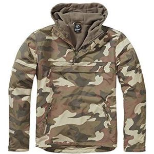 Brandit Windbreaker, vele (camouflage) kleuren, maat S tot 5XL, Light Woodland, XL