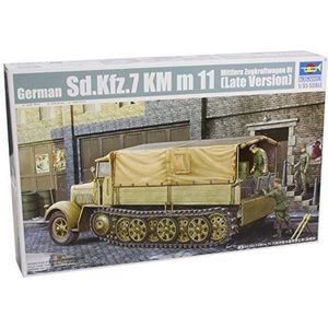 1:35 Trumpeter 01507 German Sd.Kfz.7 Mittlere Zugkraftwagen8t - Late Version Plastic Modelbouwpakket