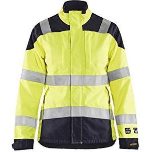 Blaklader 496915123389XXXL Inharent Dames Multinorm jas, High Vis Geel/Marine, Maat XXXL