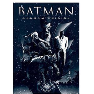 DC Comics Batman Arkham Origins ""Montage"" Canvas Prints, Meerkleurig, 40 X 50 cm