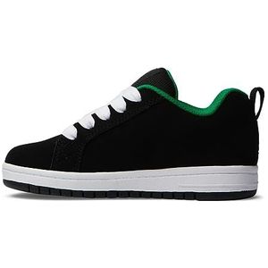 DC Shoes Court Graffik jongens Sneaker, Black Kelly Green, 27.5 EU