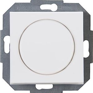 Kopp Athenis 842932080 Druk-wisseldimmer, combi-apparaat, led-dimmer, voor gloeilampen, 230 V halogeenlampen, faseaansnijding, RL 20-250 W/VA, led 3-35 W, 230 V~, 50 Hz, arctisch wit, mat oppervlak
