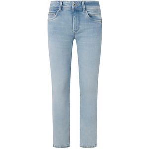 Pepe Jeans Dames Slim Jeans Lw, Blauw (Denim-XW4), 25W / 32L, Blauw (Denim-xw4), 25W / 32L