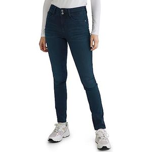 Street One dames jeans broek slim, Clean Dark Blue Used, 29W / 32L