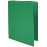 Exacompta - ref. 150004E - Set van 100 felkleurige inlegmappen FLASH 80 g/m2 - 100% gerecycleerd en Blauer Engel gecertificeerd - Afmetingen: 22 x 31 cm voor A4 - kleur groen