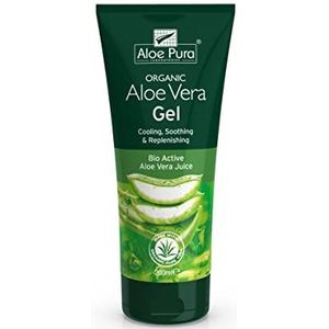 Aloe Pura Aloë Vera Gel, Natuurlijk, Veganistisch, Dierproefvrij, Parabeen & SLS Vrij, Verkoelend, Verzachtend, 200ml