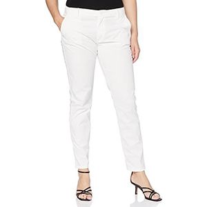 Tommy Jeans Dames Tjw Essential Chino Broek, wit (classic white 100), 30W x 34L