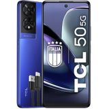 TCL Mobile 50 5G Smartphone, MediaTek Dimensity 6100+ chipset, 6,56 inch HD+ display, 128, 8 RAM, uitbreiding 4 en 4 RAM, 50 MP dubbele hybride camera, Android 14, 5010 mAh