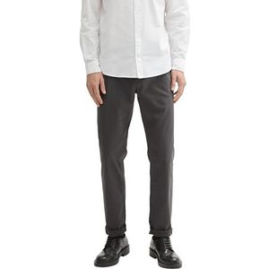 TOM TAILOR Herenbroek, 36527 - Black Grey Dobby, 33W / 32L