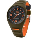 Ice-Watch - P. Leclercq Khaki orange - Herenhorloge in groen met siliconen band - 020886 (Medium)