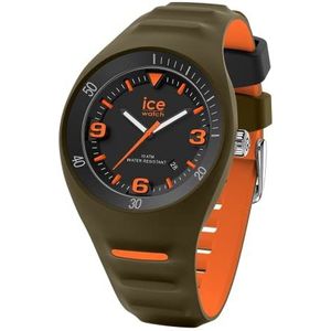 Ice-Watch - P. Leclercq Khaki orange - Herenhorloge in groen met siliconen band - 020886 (Medium)