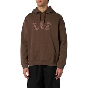 Lee Graphic Hoodie met capuchon voor heren, Truffle, M