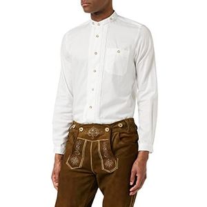 Stockerpoint Leon klederdrachthemd voor heren, wit (wit), XL