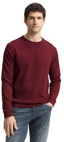 TOM TAILOR - Trui - Bordeaux - Knitwear - Lange Mouw