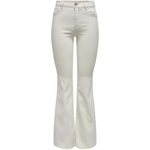 ONLY Jeansbroek voor dames, ecru, (XL) W x 32L
