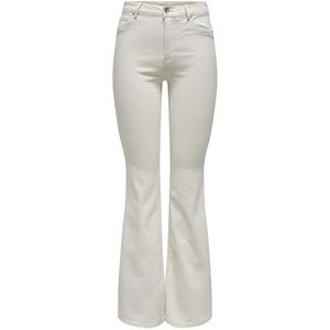 ONLY Jeansbroek voor dames, ecru, (L) W x 32L