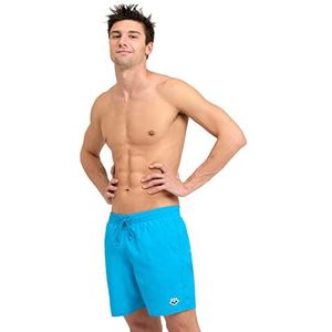 ARENA Men's Icons Solid Boxershorts Swim Trunks, Turquoise, Turquoise, L