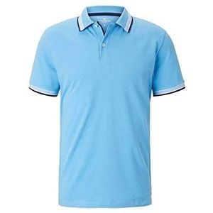 TOM TAILOR Uomini Poloshirt 1020042, 21184 - Soft Cloud Blue, S