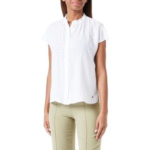 Betty & Co Dames 8637/3284 blouse, helder wit, 36, Bright White, 36
