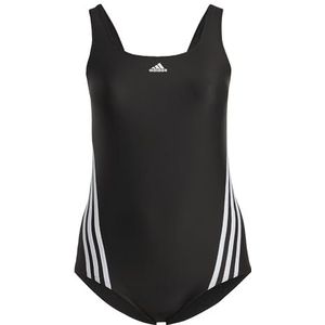 Adidas Vrouwelijke Volwassen 3-Stripes (Plus Size) Badpak uit één stuk