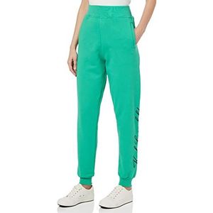 KARL LAGERFELD Dames Joggingbroek Met Hotel Karl-Logo, Zeegroen, XXL