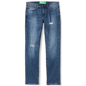 United Colors of Benetton Broek 44IK57BY8, denim 916, 30 heren, Blue Denim 916, 28