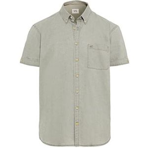 camel active Heren 409219/7S49 Overhemd, kaki, S