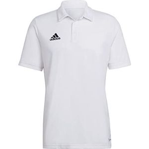 adidas Heren Entrada 22 Polo Shirt, White, XL Extra Tall
