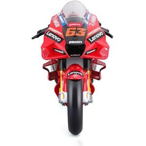 MAISTO - MOTO GP RACING - Ducati Lenovo 2022#63 Bagnaia - Reproductie van het voertuig op schaal 1:6 - speelgoed voor kinderen vanaf 14 jaar - M32229