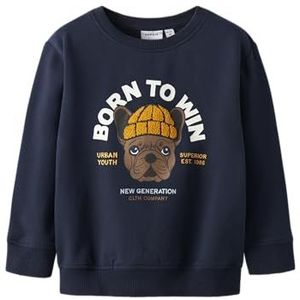 Sweatshirt - Regular Fit - Geborstelde Sweatstof - Lange Mouwen