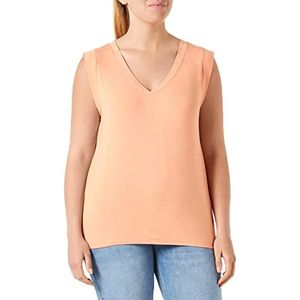 s.Oliver dames t-shirt mouwloos, Oranje 2115, 36