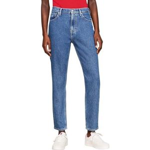 Jeans - Izzie - Jeans - Blauw - Slimfit, High Waist, 7/8 Lengte, Denim