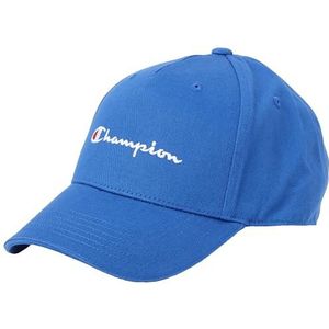 Champion Icons Accessories 805973 Woven Cotton Twill Script Logo Honkbalpet, elektrisch blauw, eenheidsmaat Unisex - volwassenen SS24, Blauw, Eén maat