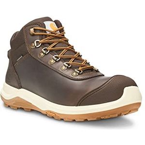 Carhartt Heren Wylie Rugged Flex Waterproof S3 Safety Construction Boot, donkerbruin, 46 EU