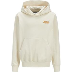 JACK&JONES - JORROXBURY BACK SWEAT HOOD LN JNR - Sweater - Grijs - Katoen