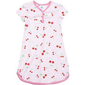 Sanetta Nachthemd voor meisjes, all-over print 231037, roze (3092), 98 cm