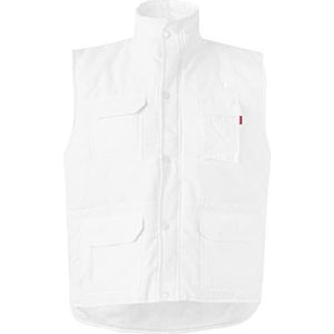Velilla Serie 108 - vest met meerdere zakken (maat XXXL) kleur wit