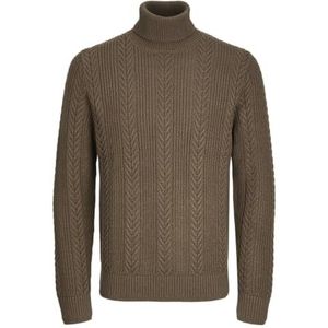 Jack & Jones Jcocipher Knit Roll Neck, Slate Black, S