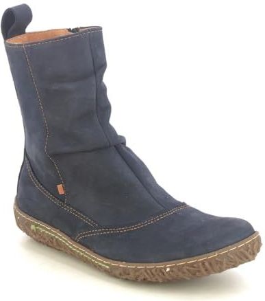 El Naturalista - N722 Pleasant - Leren Enkellaarsjes - Marineblauw - Ritssluiting